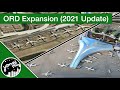 Chicago O'Hare Airport's $8.5 Expansion Progress (late 2021 Update)