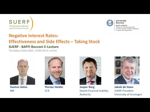SUERF Baffi Bocconi Webinar -  Negative Interest Rates - 20210506