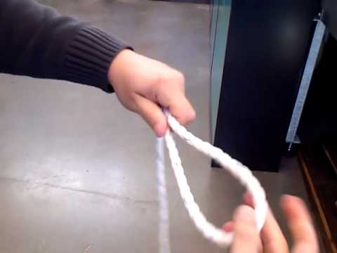 Knopen - platte knoop op 2 manieren