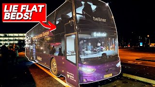 I rode Europe's BRAND NEW first class sleeper bus