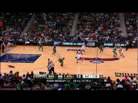 Avery Bradley Ties Shoes, Then Steals the Ball