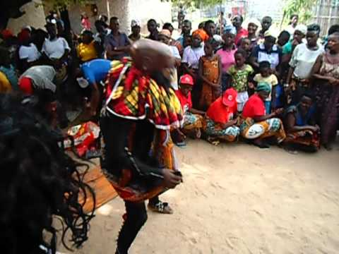 Mapiko Dance in  Initiation Rites in Pemba,Mozambique_Jan 2016