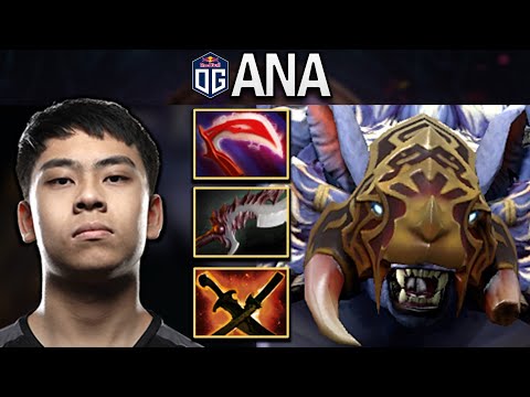 OG.ANA SMURF URSA WITH 0 DEATH - DOTA 2 7.28 GAMEPLAY