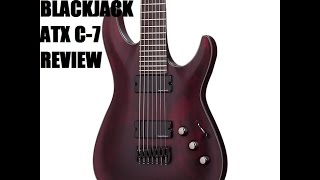 Video thumbnail for Schecter Blackjack ATX C-7 REVIEW 2015 by adverseadverbs