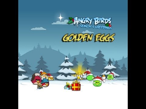 Angry Birds Seasons - Season's Greedings Golden Egg Walkthrough