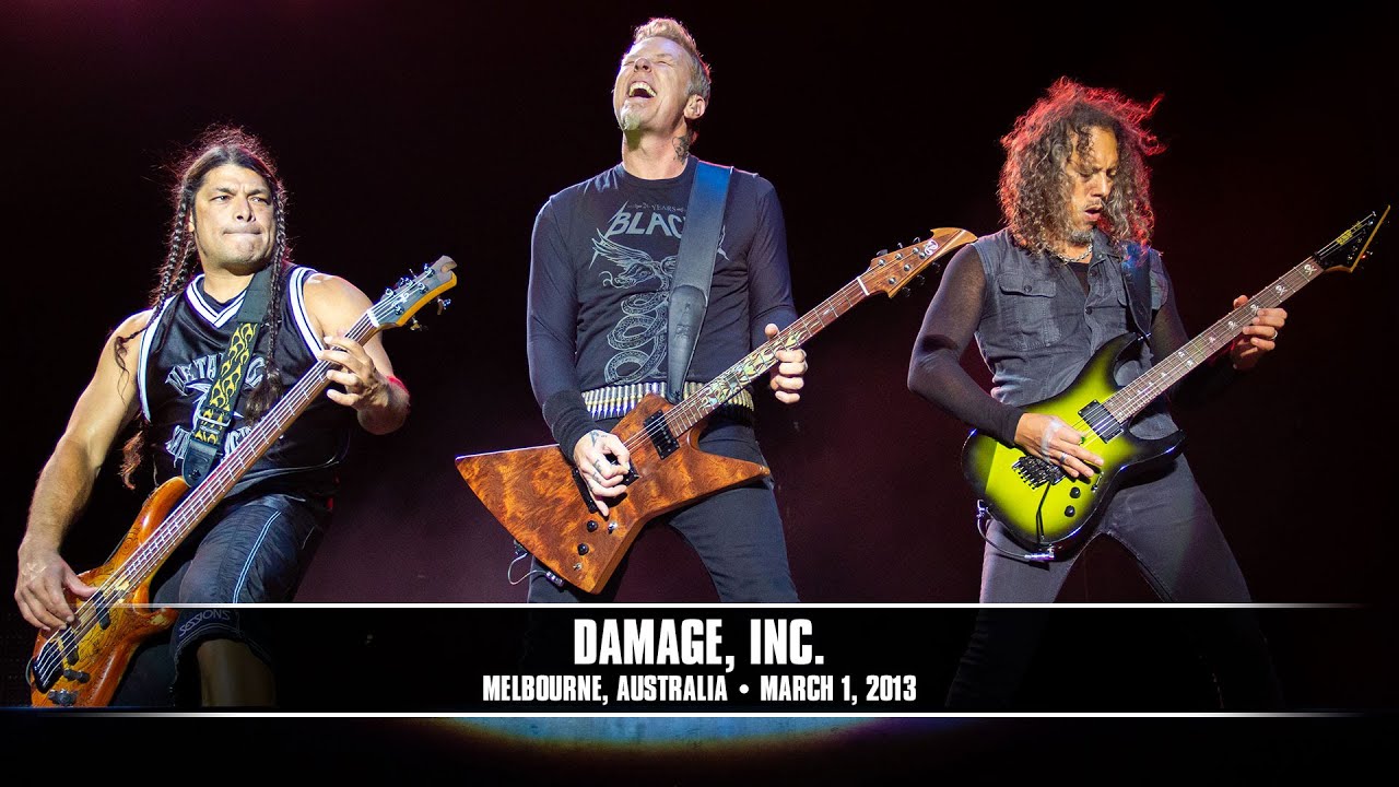 Metallica: Damage, Inc. (Melbourne, Australia - March 1, 2013) - YouTube