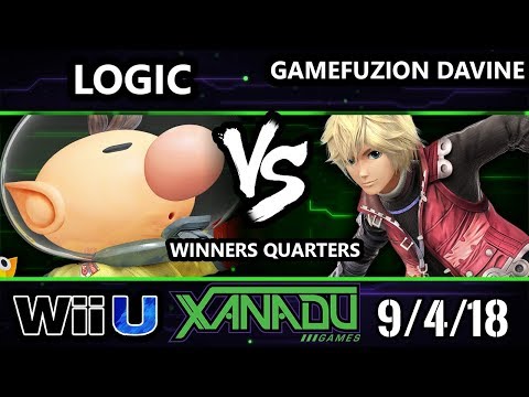 S@X 266 Smash 4 -  Logic (Olimar) Vs. Gamefuzion DaVine (Shulk) Wii U Winners Quarters