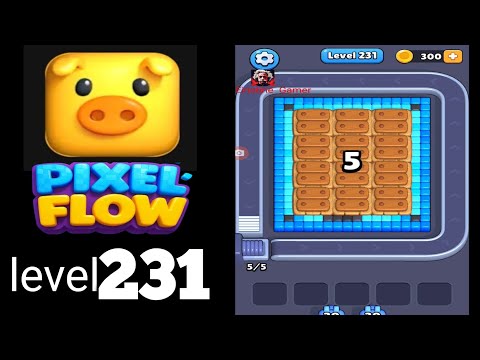 Pixel Flow Level 231 Walkthrough