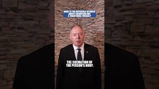 What is the difference between a direct cremation and a traditional funeral?