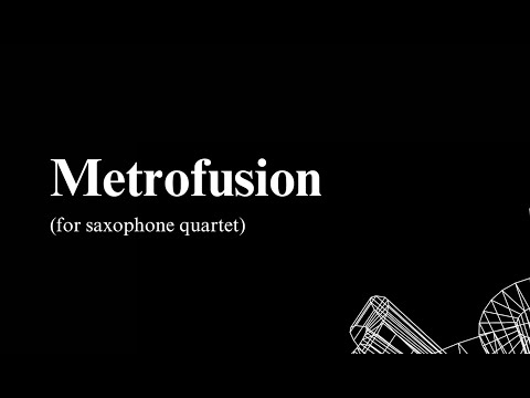 Kevin Day: Metrofusion (Score Video) - Caecus Quartet
