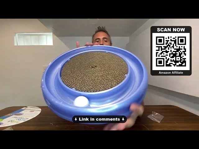 Best Cardboard Cat Scratcher Pad: Turbo Scratcher - product in use