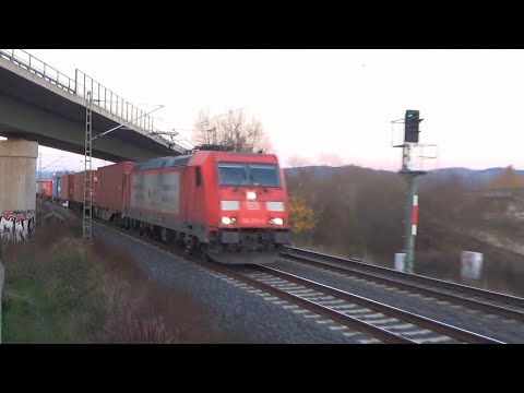 Impulsgeber 185 273 mit Kisten auf der MWB