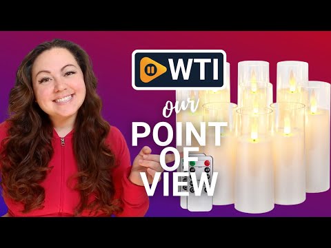 Homemory Pure White Acrylic Flameless Candles - WTI product video review