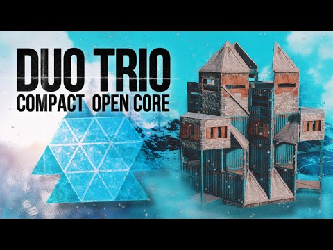 The Thorn - My AFFORDABLE Solo/Duo/Trio OPEN CORE BUNKER | Rust Base Design