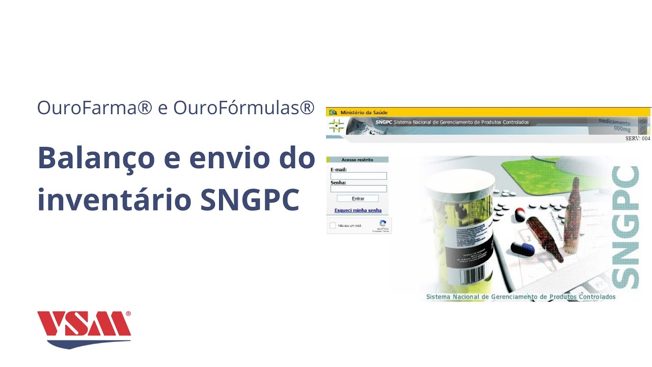 Balanço de Controlados e envio do inventário ao SNGPC