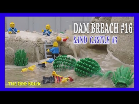 LEGO Dam Breach #16 - Sand Castle #3