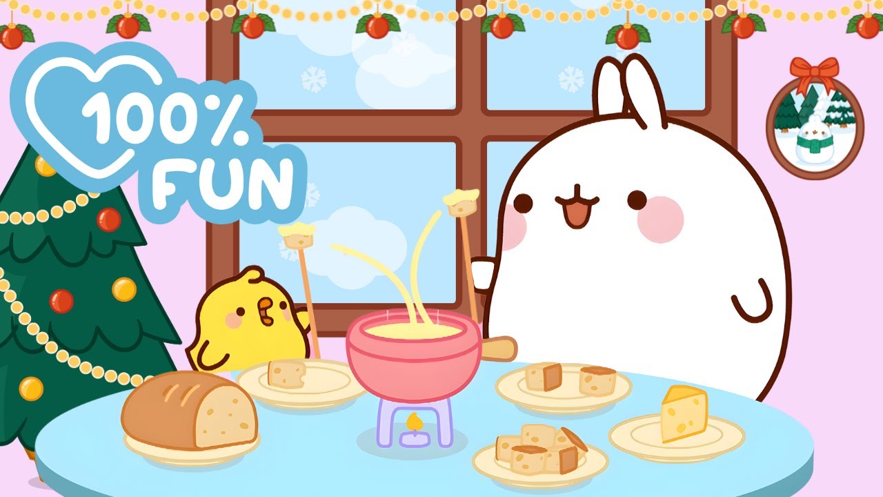 Melty Cheese & Cozy Vibes 🧀💛 Molang’s Winter Feast Compilation