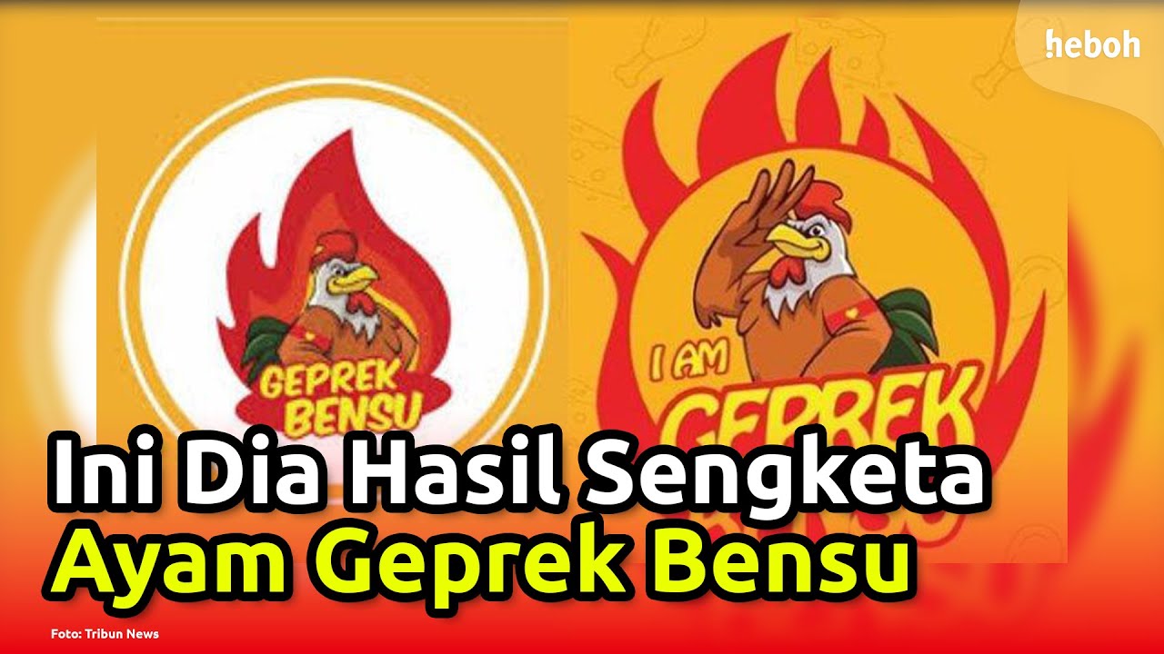 Ini Dia Hasil Keputusan Sengketa Geprek Bensu!