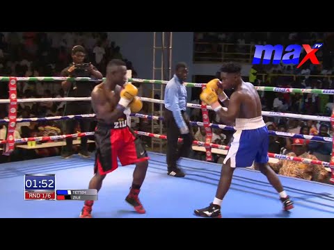 John Zile Vs Godwin Tetteh - Fight Night 16 At The Bukom Boxing Arena