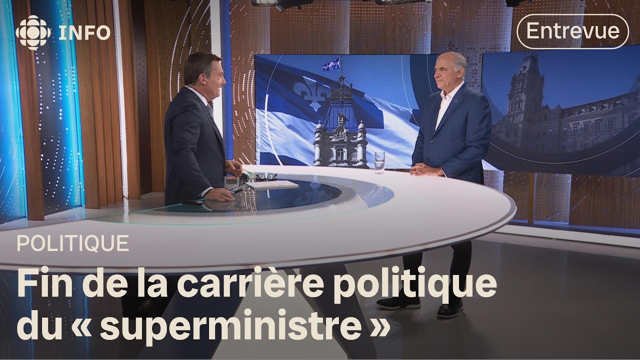 Pierre Fitzgibbon explique son départ en entrevue avec Patrice Roy