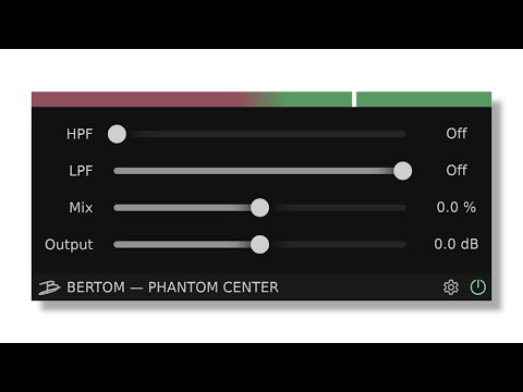 Bertom Phantom Center v1 - Free stereo imager plug-in [OLD VERSION]