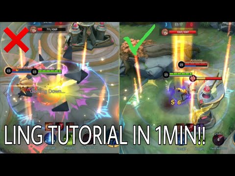 LING TUTORIAL ULTIMATE COMBO SUPER EASY! (1Minute!)