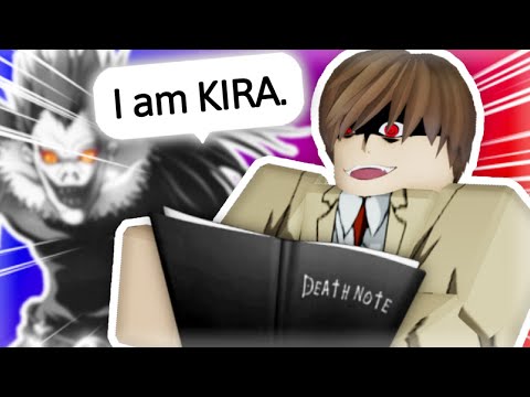 PLAYING DEATH NOTE ON ROBLOX AS LIGHT YAGAMI! (Roblox VC)