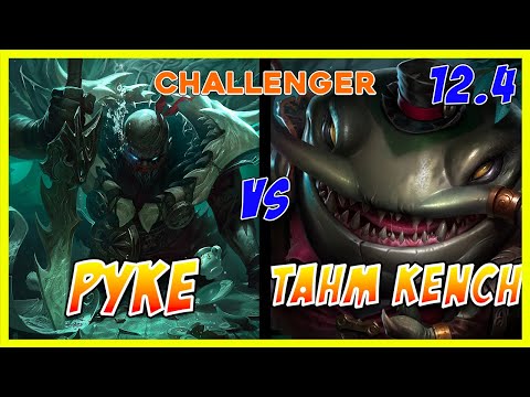 Pyke SUPPORT vs Tahm Kench | Grandmaster | Patch 12.4 | League of Legends Pro Player Replay