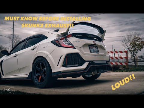 CIVIC TYPE R SKUNK2 EXHAUST INSTALL (WHAT YOU SHOULD KNOW BEFORE!!)