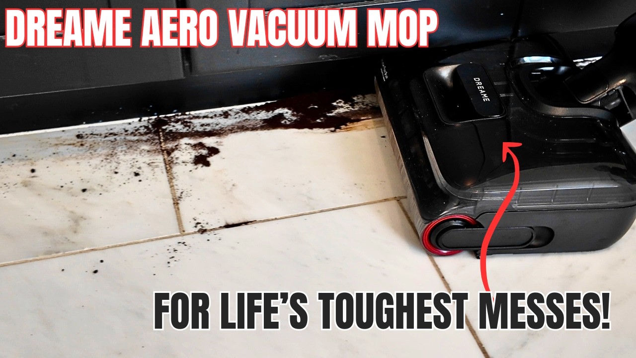 DREAME Aero Vacuum Mop Cleans Your Whole House In One Pass, Wet and Dry Messes!