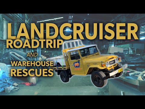 HJ47 Landcruiser roadtrip and warehouse exploring!