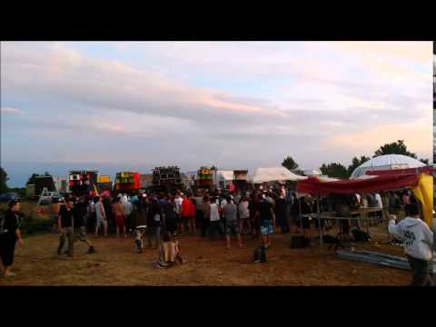 Free Party Poivro Family // KTF // Aliénés // Eligmatik 18 Juillet 2015  Sud France