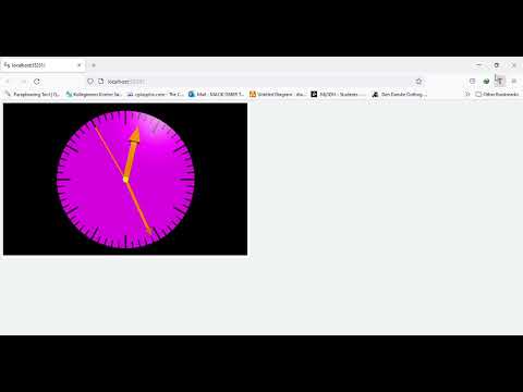 Clock Animation Using Visual Python