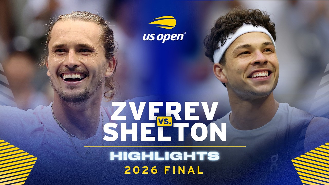 Alexander Zverev vs. Ben Shelton Highlights | 2026 US Open Final