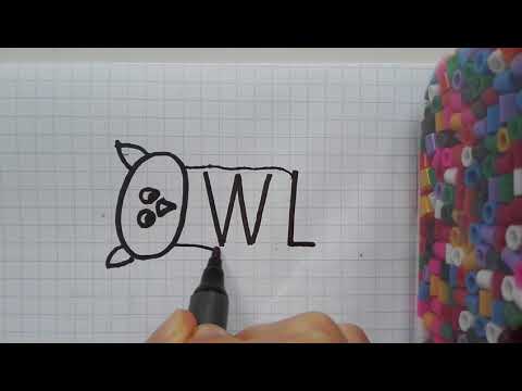 Sówka z napisu sowa-OWL❤❤❤