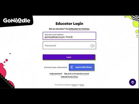 Gonoodle Login