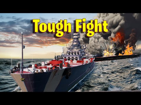 A Hard Fought Tough Match in World of Warships Legends!