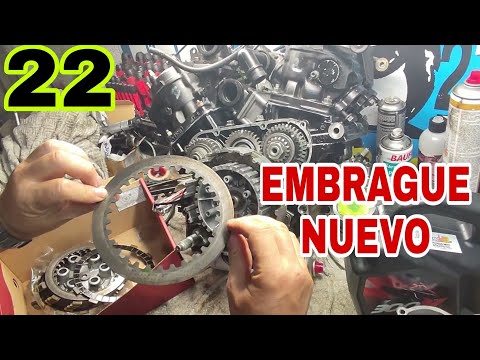 22 Montar Embrague con Discos y muelles nuevos 🛠️Moto Yamaha RD500