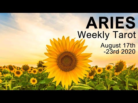ARIES WEEKLY TAROT READING "INCOMING ABUNDANCE ARIES!" August 17th-23rd 2020 Intuitive Forecast
