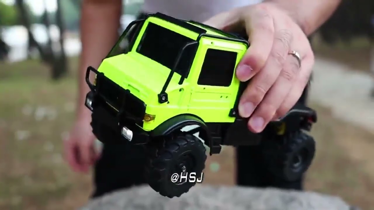 RC auto Unimog U4000, zelená