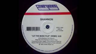 SHANNON   LET THE MUSIC PLAY  REMIX
