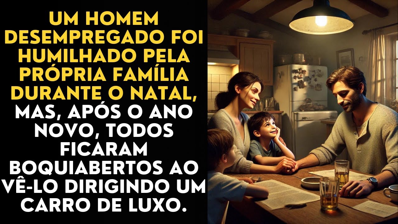 Um homem desempregado foi humilhado pela própria família durante o Natal, mas depois do...