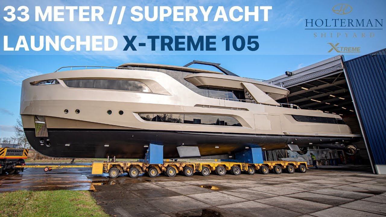 2022 Holterman Shipyard launched | 33- meter superyacht - X-treme 105