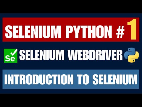 Selenium Python 1 Introduction To Selenium