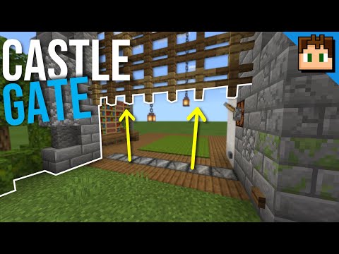 Minecraft Bedrock Castle Gate Madness! 😱💥 Tutorial