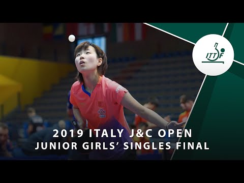 Wu Yangchen vs Chen Yi | 2019 ITTF Italy J&C Open Highlights  (JGS Final)