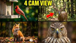 4-CAM GRID: Live Backyard Wildlife Watch