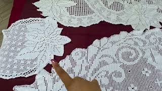 Caminos de mesa en crochet