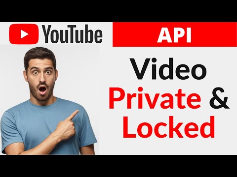 Vídeo do YouTube privado e bloqueado | Vídeo enviado pela API do YouTube | Solução 100%