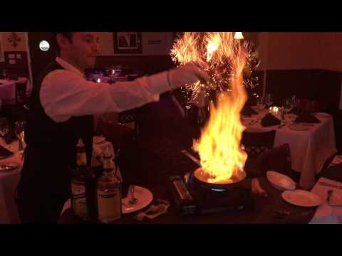 How to make a Bananas Foster table side at Rhythm Kitchen Seafood and Steaks in Las Vegas